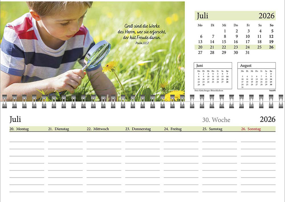 In deine Hand leg ich den Tag 2026 In deine Hand leg ich den Tag 2026