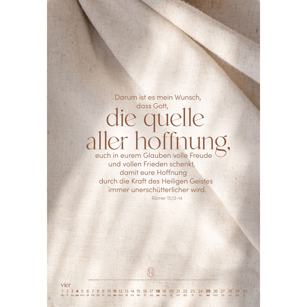 Sein Wort.  Dein Weg.  2027 - Wandkalender