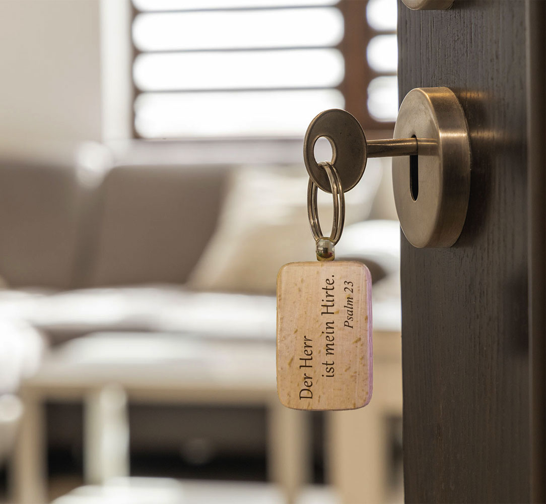 Schlüsselanhänger "Der HERR ist mein Hirte"