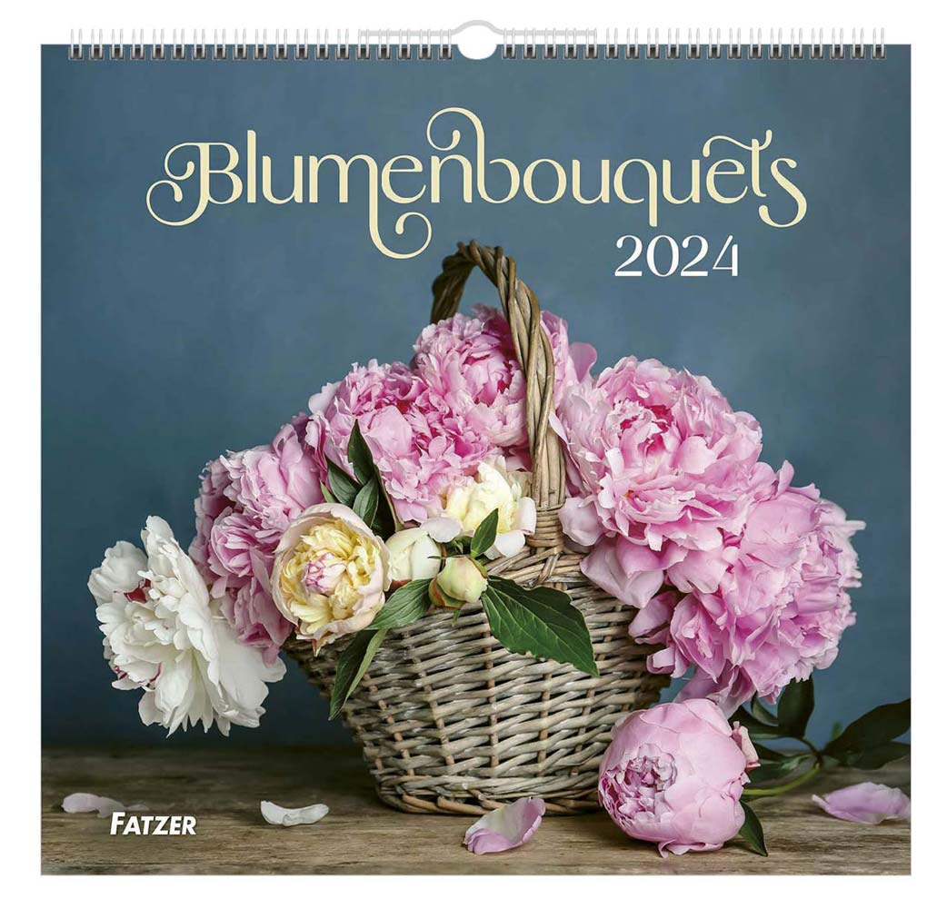 Blumenbouquets 2024 - Wandkalender