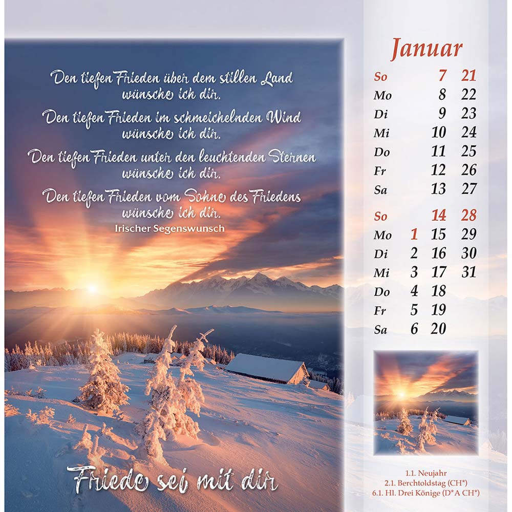 Licht vom unerschöpften Lichte 2024 - Postkartenkalender Licht vom unerschöpften Lichte 2024 - Postkartenkalender