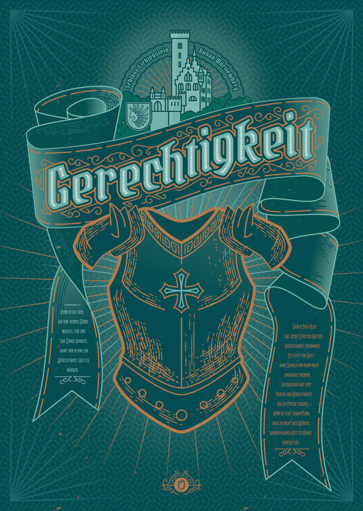 Poster "Panzer der Gerechtigkeit"