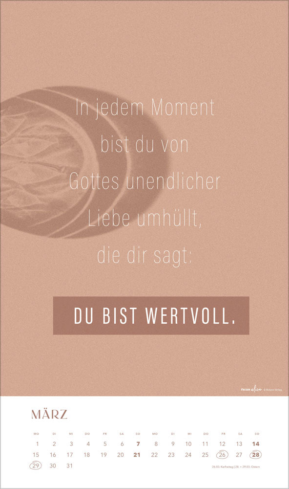 Glaube im Alltag 2027 - Posterkalender