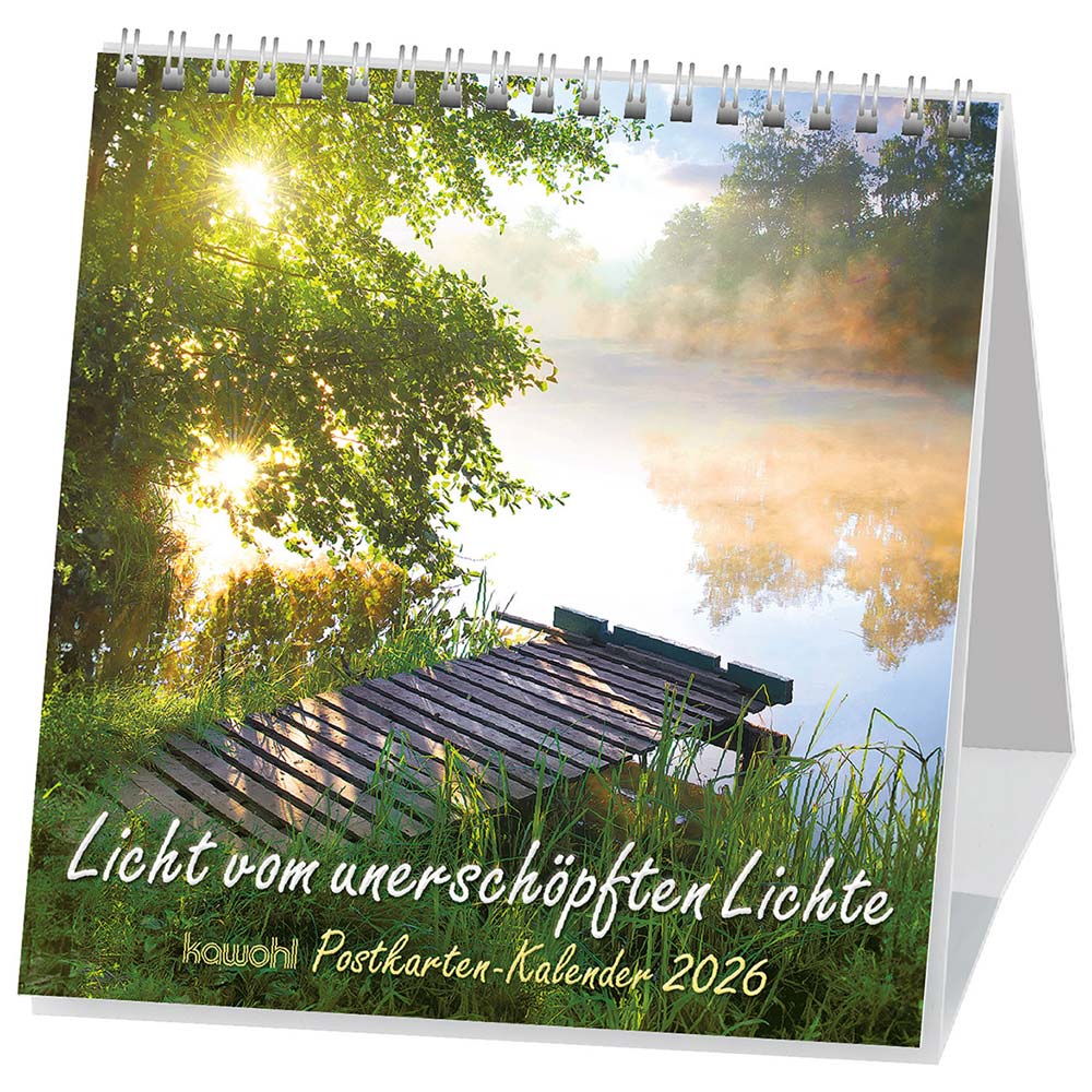 Licht vom unerschöpften Lichte 2026 - Postkartenkalender
