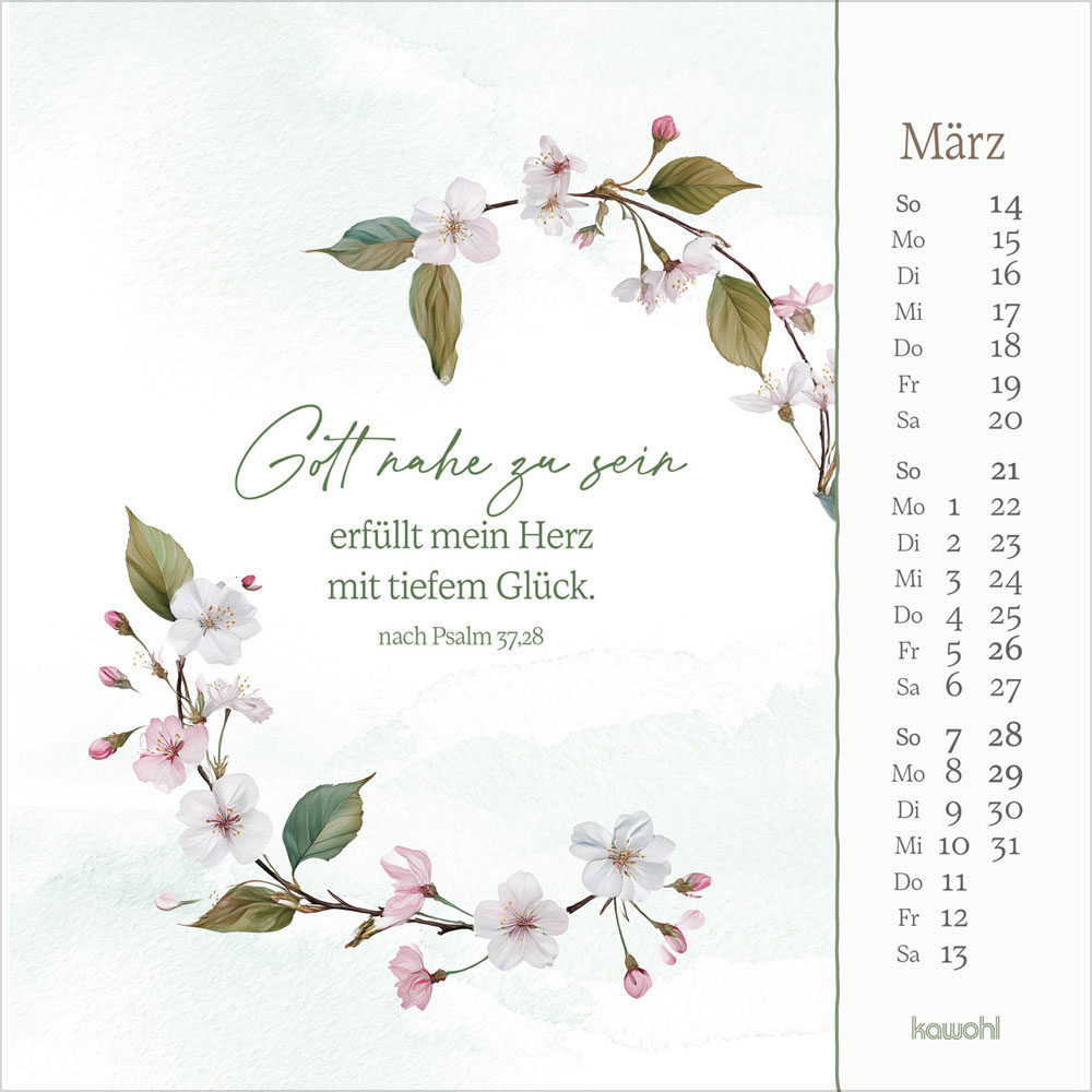 Vor dich bring ich, was mich bewegt 2027 - Postkartenkalender