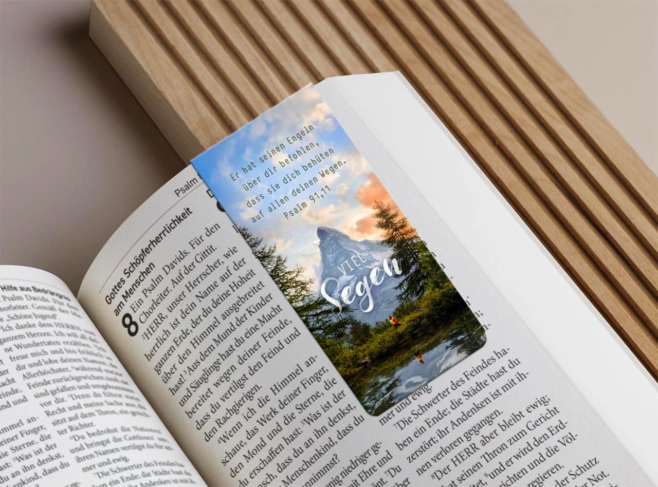 Magnetlesezeichen "Viel Segen"