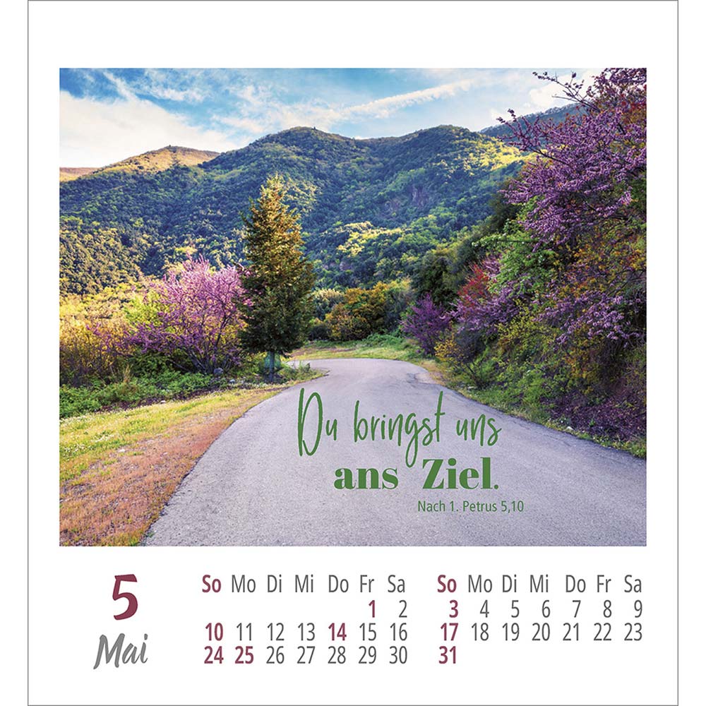 Frei sein & leben 2026 - Aufkleber-Kalender