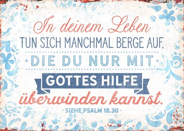 15-1318 Postkarte "In deinem Leben"
