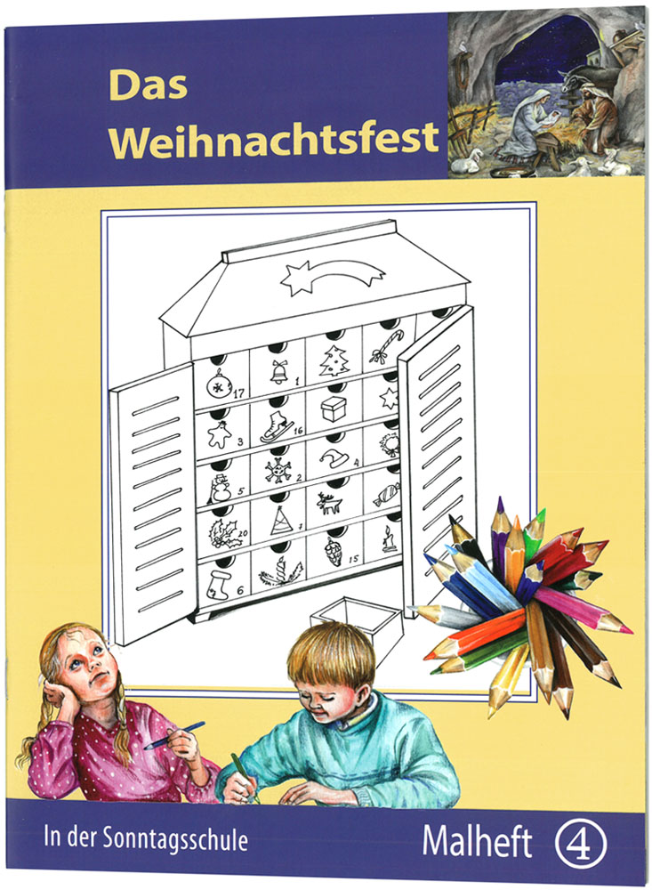 Malheft "Das Weihnachtsfest"