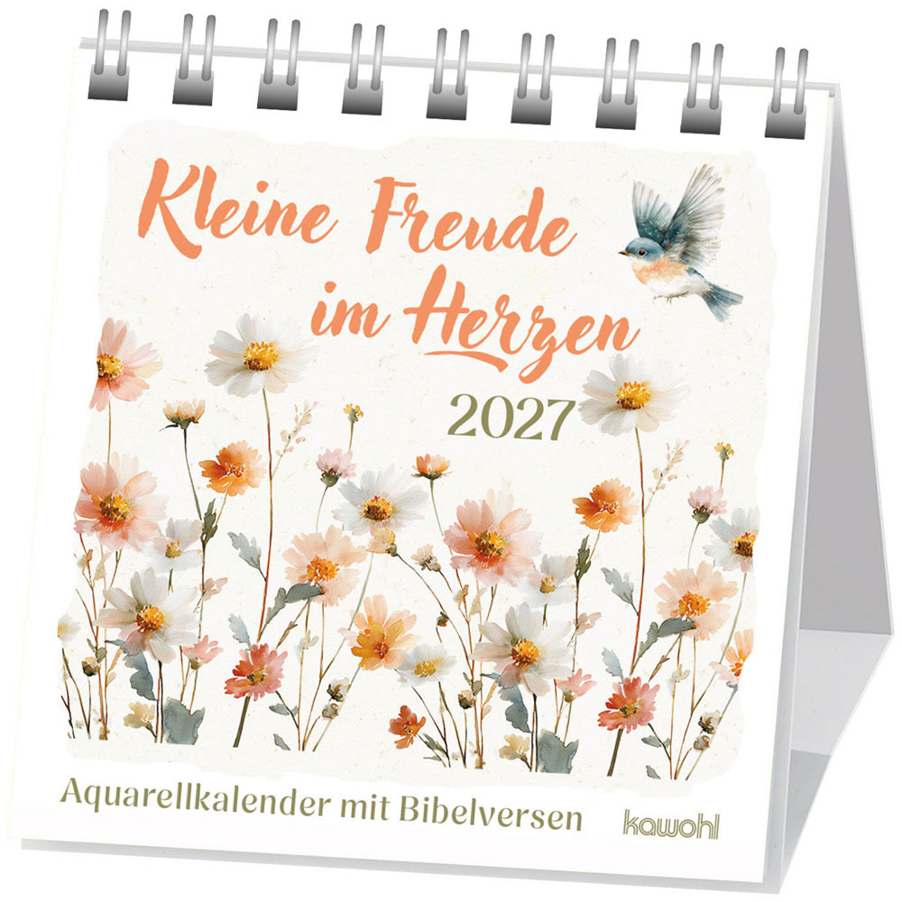 Kleine Freude im Herzen 2027 - Aufkleber-Kalender