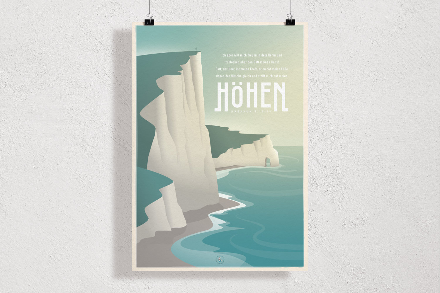 Poster "Höhen Cornwall"