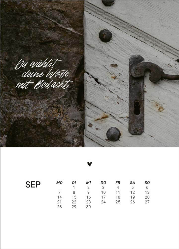 Zweitausendsechsundzwanizg 2026 - Tischkalender