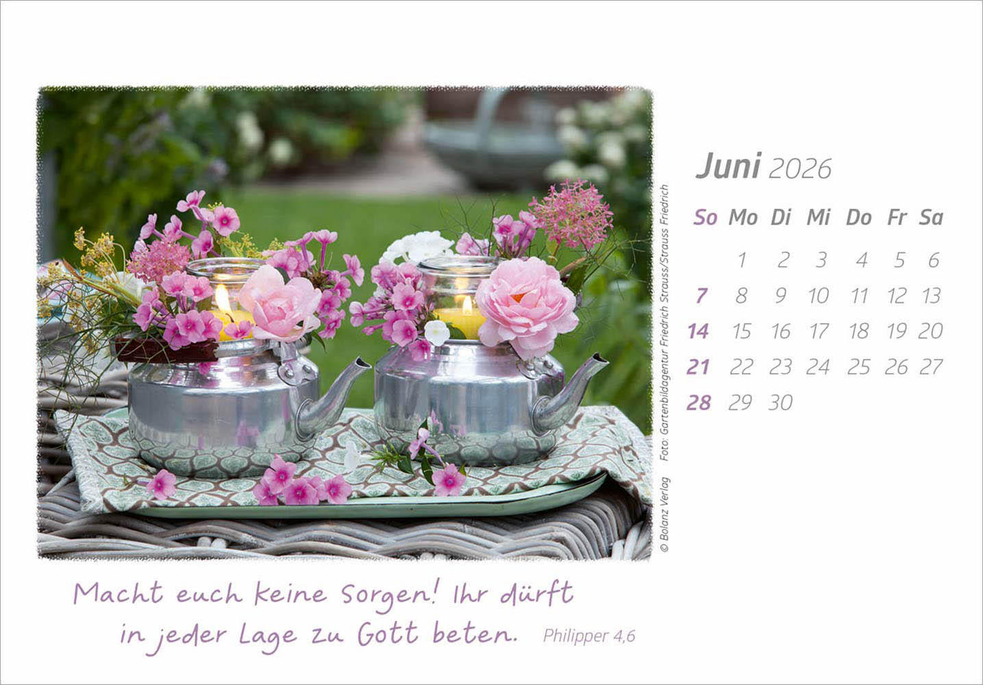 Die Güte Gottes preisen 2026 - Aufstellkalender Die Güte Gottes preisen 2026 - Aufstellkalender