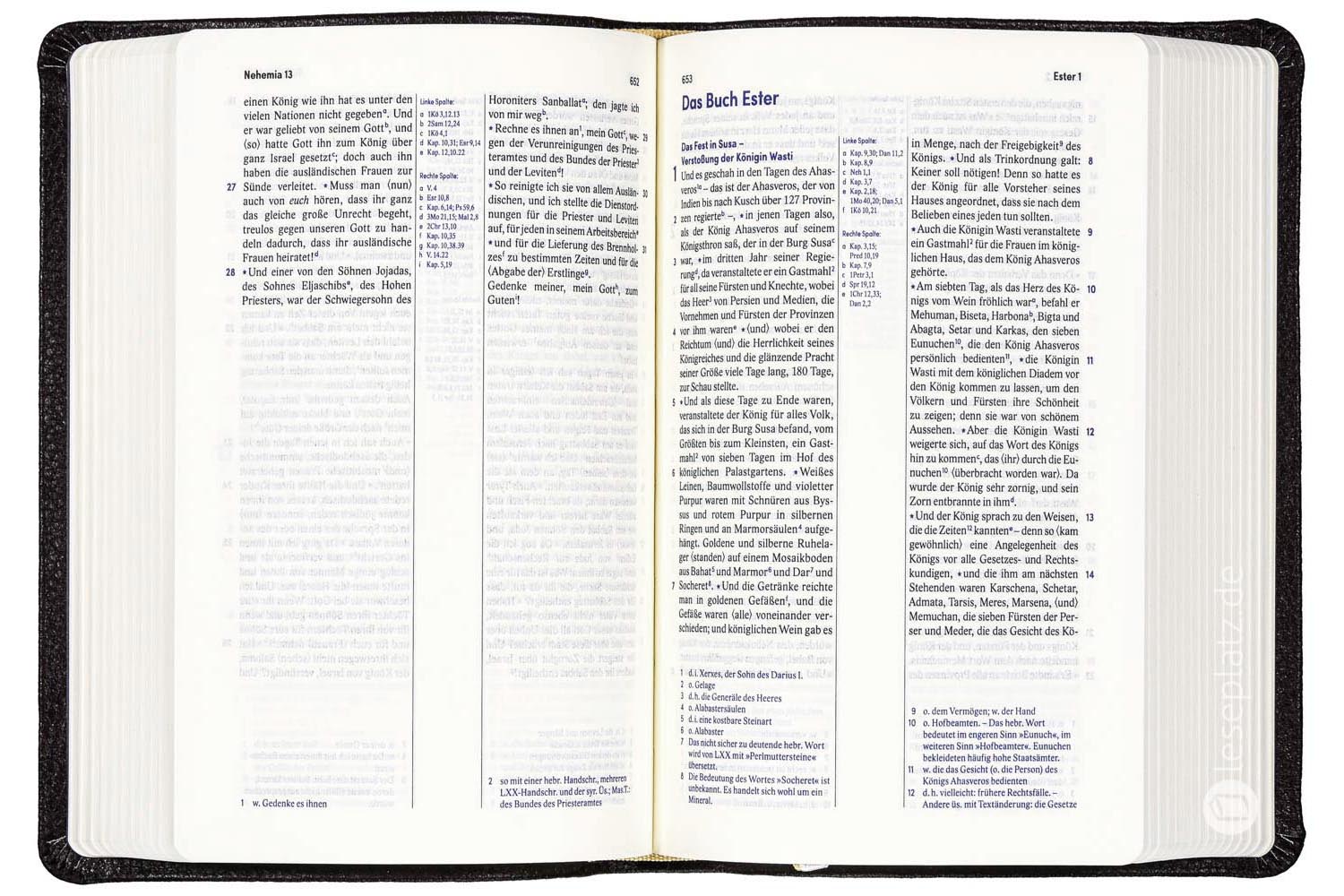 Elberfelder Bibel 2006 Taschenausgabe - Leder dunkelbraun