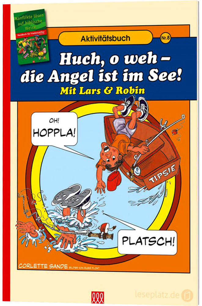 Huch, o weh - die Angel ist im See! - Comic (8)