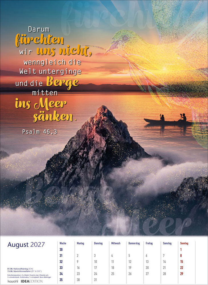 Auf seinem Weg 2027 - Wandkalender