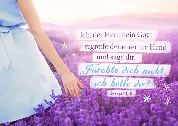 15-9296 Postkarte "Deine rechte Hand"