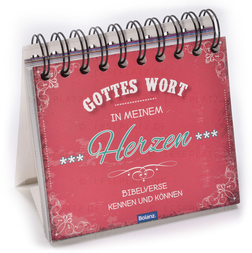 Gottes Wort in meinem Herzen - Aufstellbuch