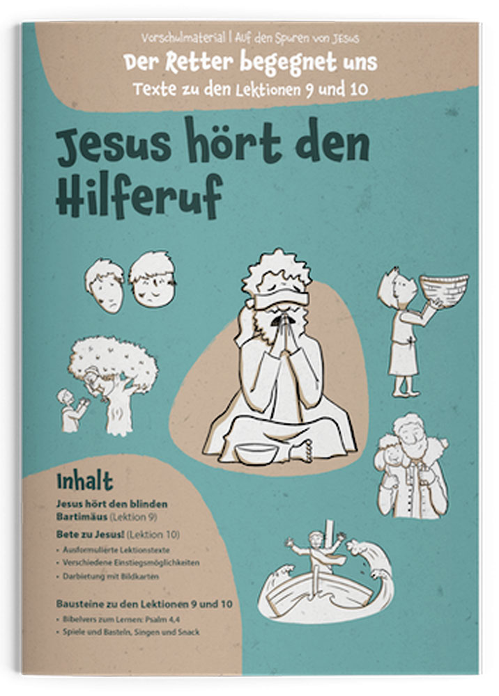 Auf den Spuren von Jesus - Der Retter begegnet uns - Vorschulmaterial