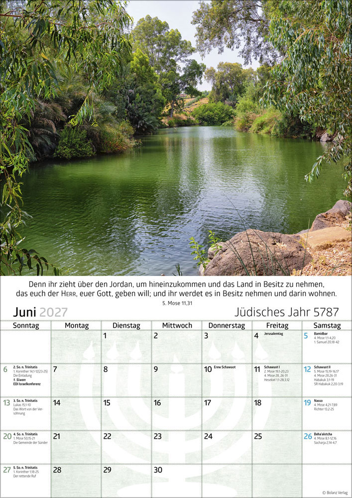 Israel 2027 - Posterkalender