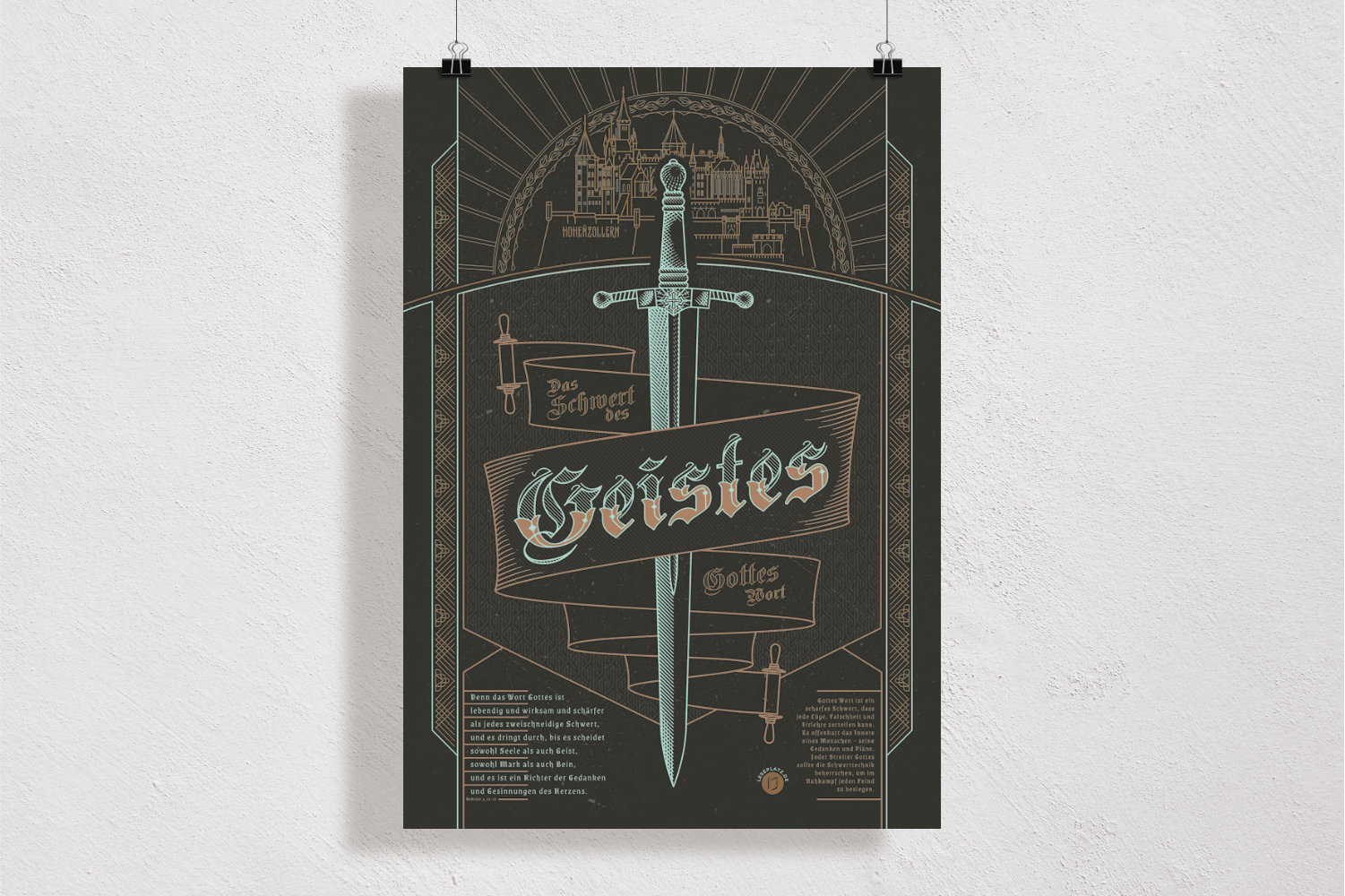 Poster "Schwert des Geistes"