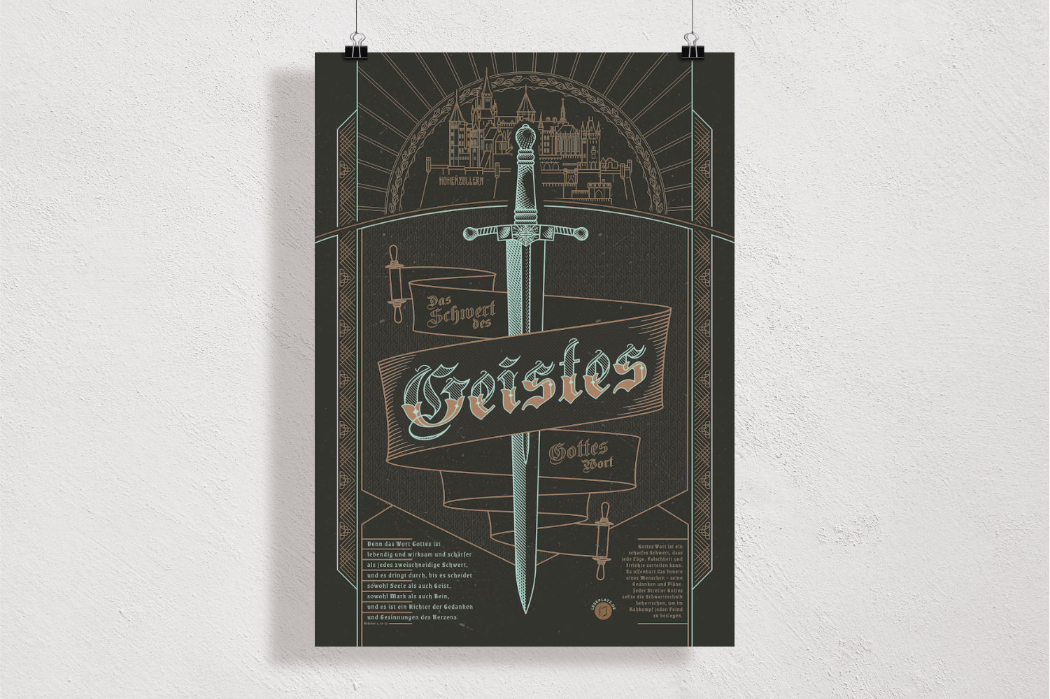 Poster "Schwert des Geistes"
