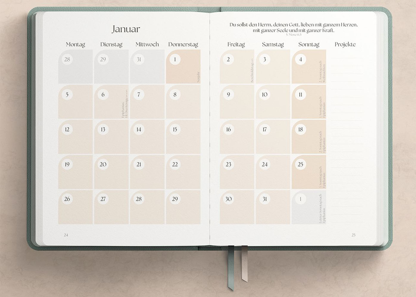 Meine Ankerpunkte 2026 - Buchkalender