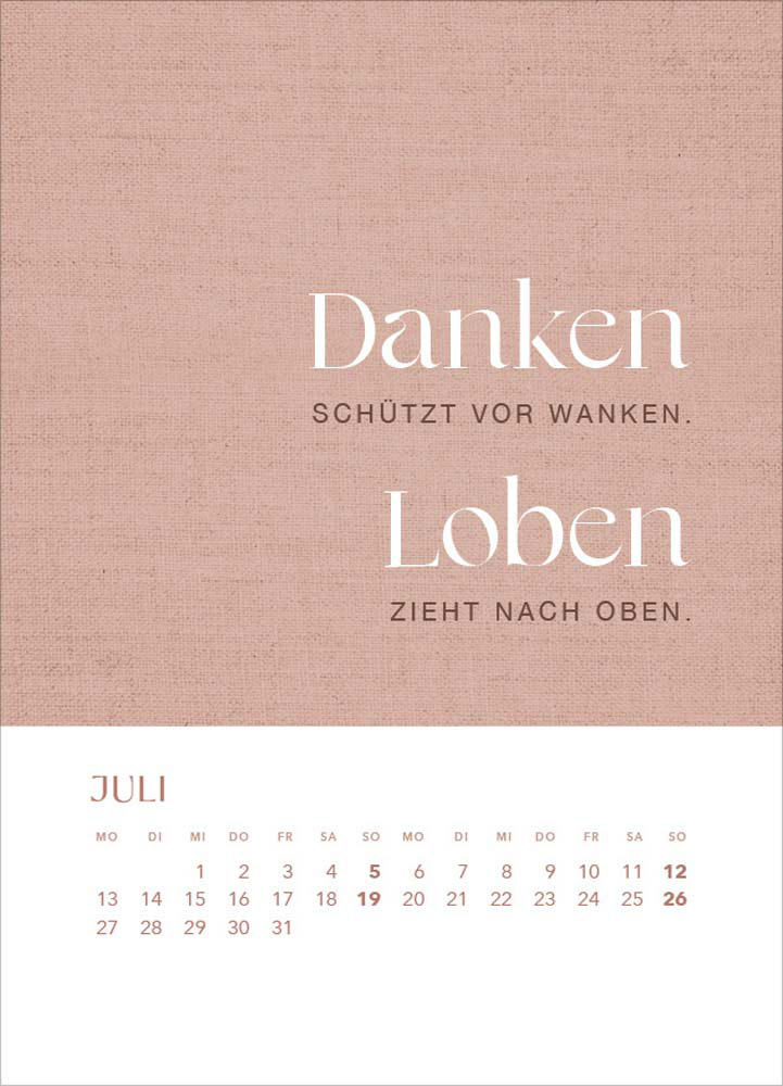 Hoffnung für immer 2026 - Tischkalender Hoffnung für immer 2026 - Tischkalender