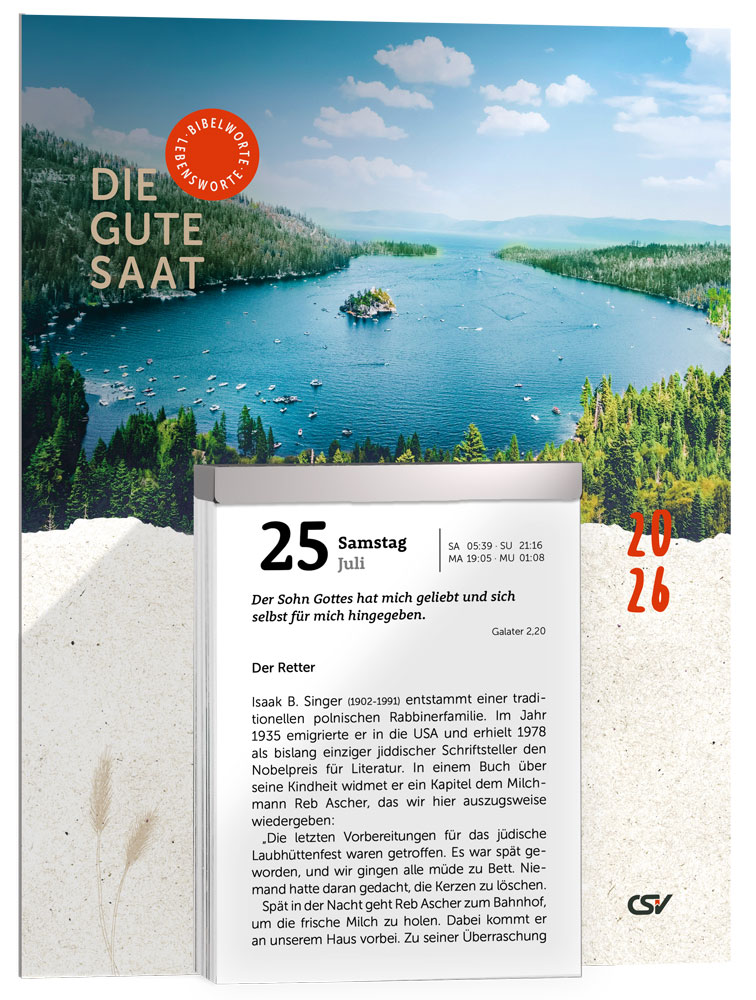 Die gute Saat 2026 - Abreißkalender Die gute Saat 2026 - Abreißkalender