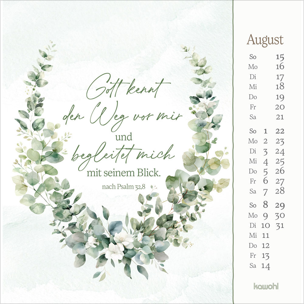 Vor dich bring ich, was mich bewegt 2027 - Postkartenkalender
