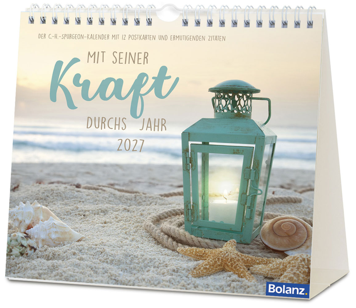 Mit Seiner Kraft 2027 - Postkartenkalender