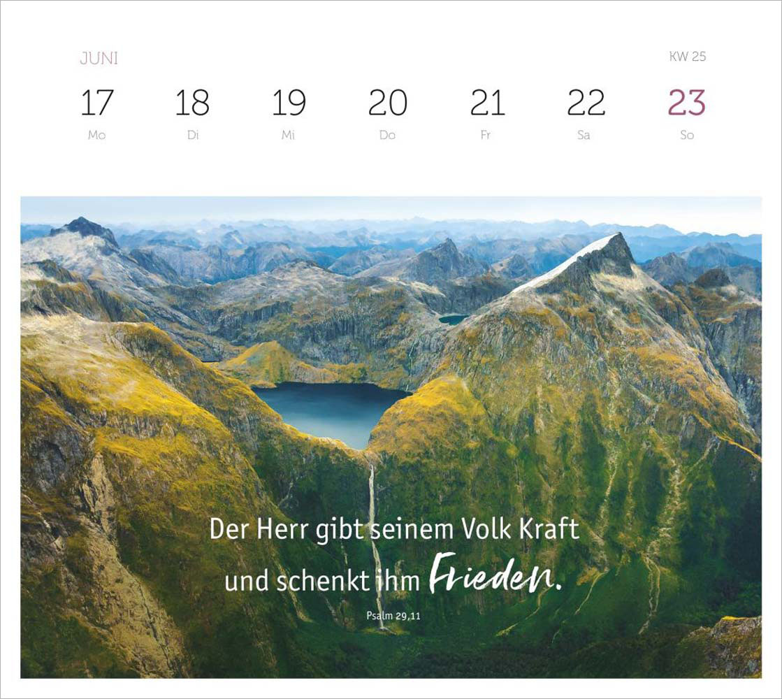 Grüne Wunder - blaue Weiten 2024 - Wochenplaner Grüne Wunder - blaue Weiten 2024 - Wochenplaner