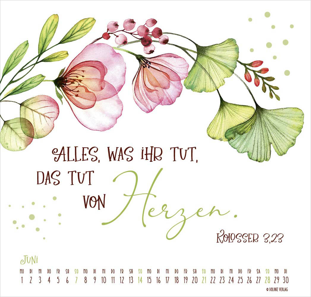 Gesegnet Tag für Tag 2026 - Wandkalender
