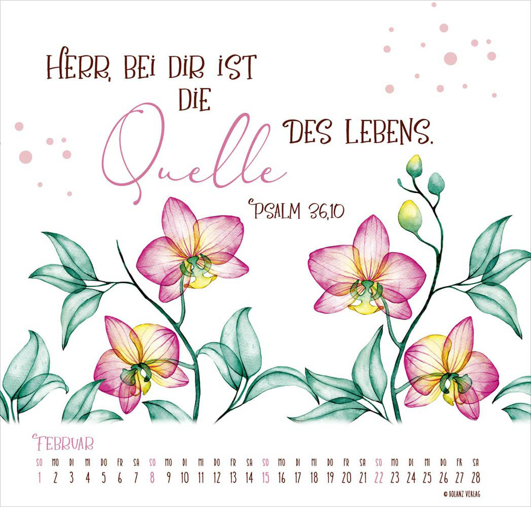 Gesegnet Tag für Tag 2026 - Wandkalender