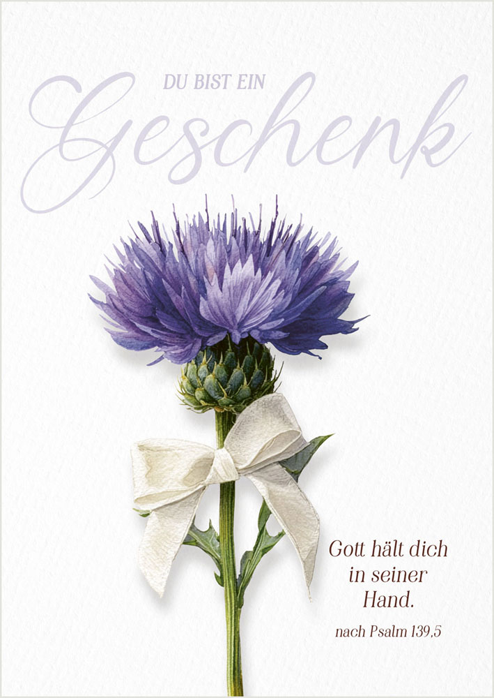 Postkarte "Du bist ein Geschenk"