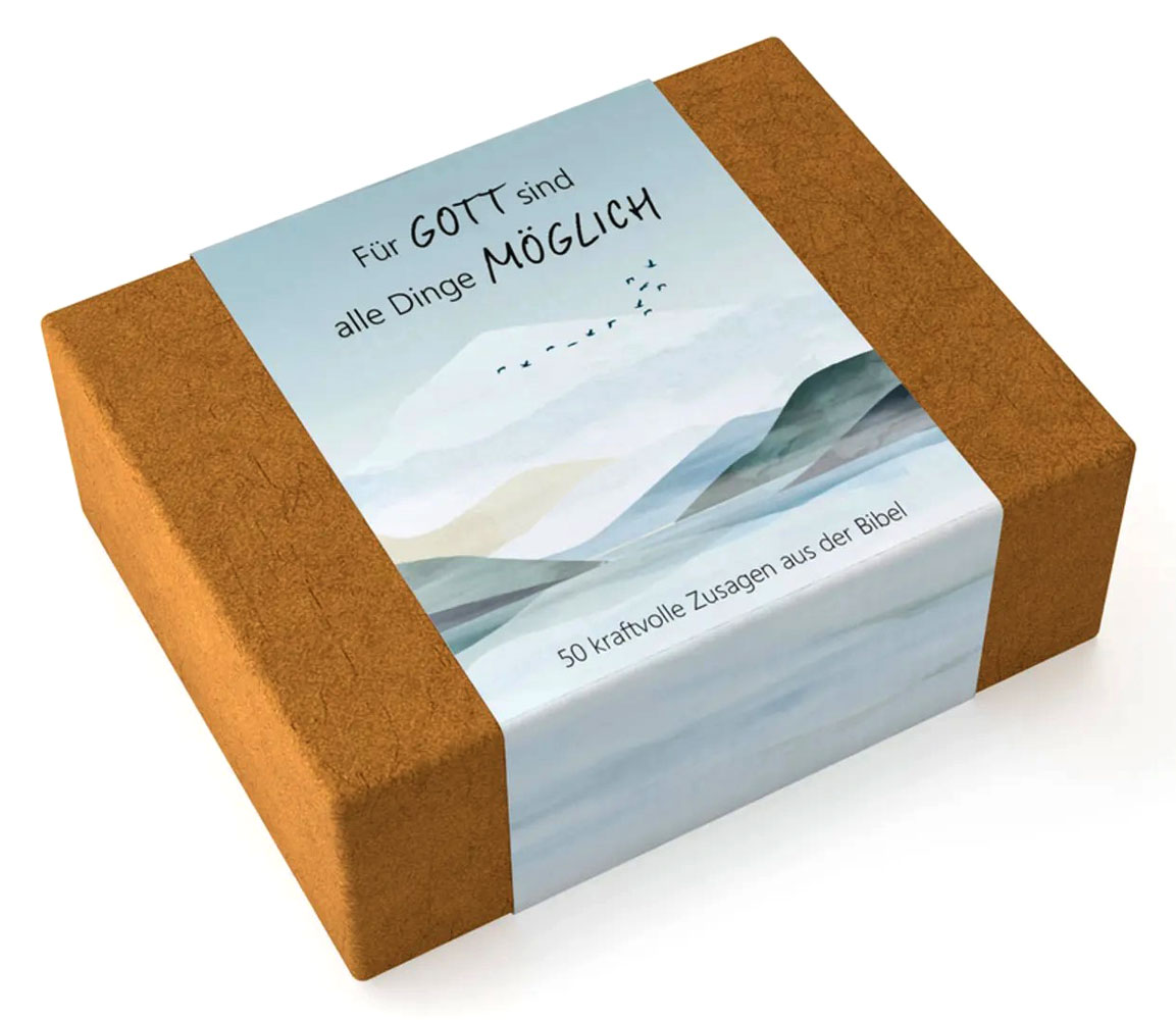 Für Gott sind alle Dinge möglich - Textkartenbox