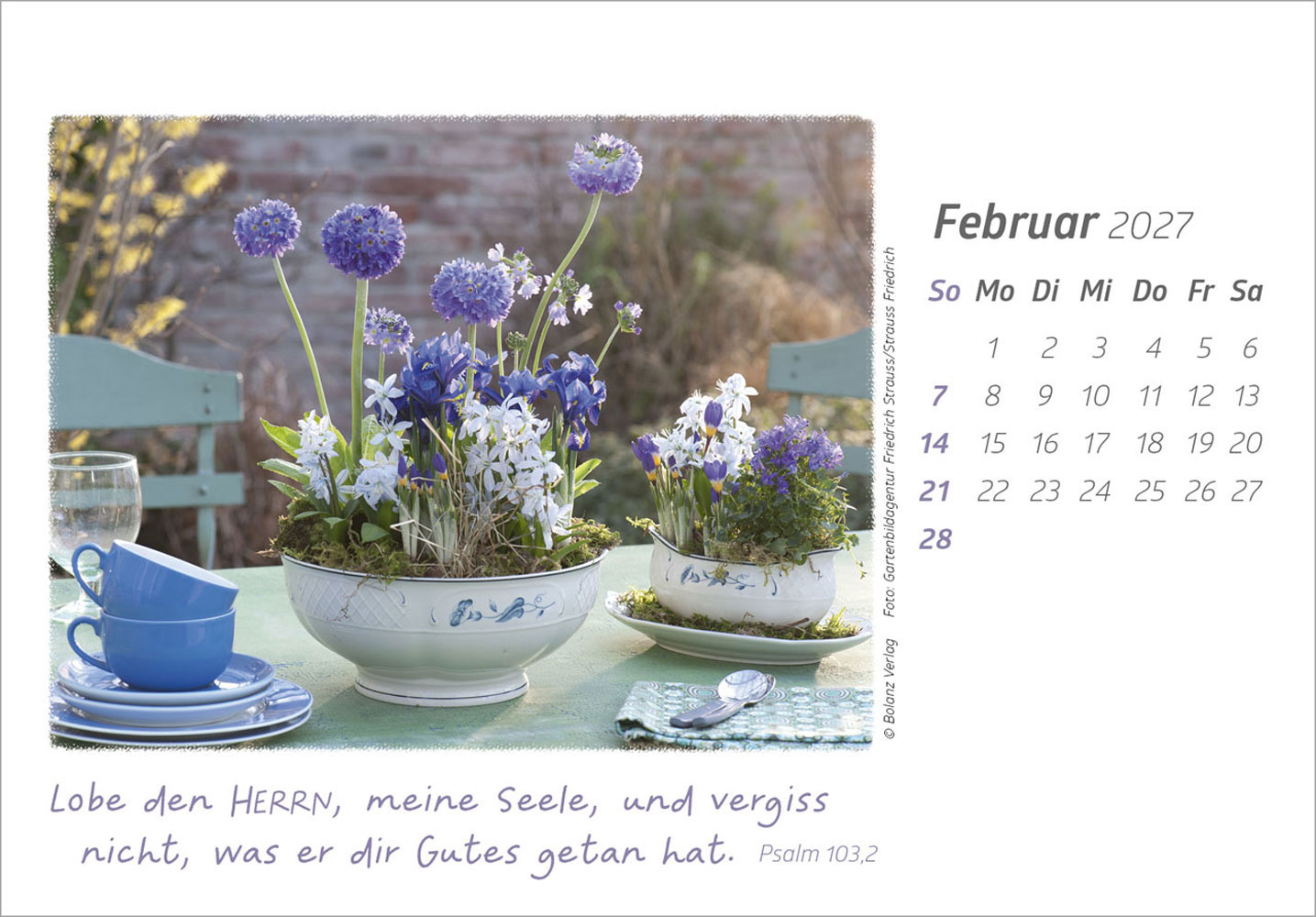 Die Güte Gottes preisen 2027 - Aufstellkalender