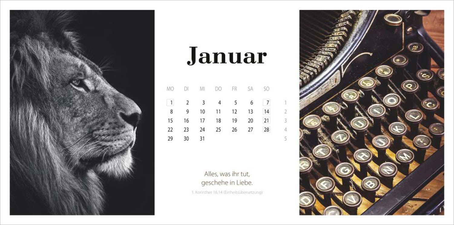 Dreiklang 2024 - Tischkalender Dreiklang 2024 - Tischkalender