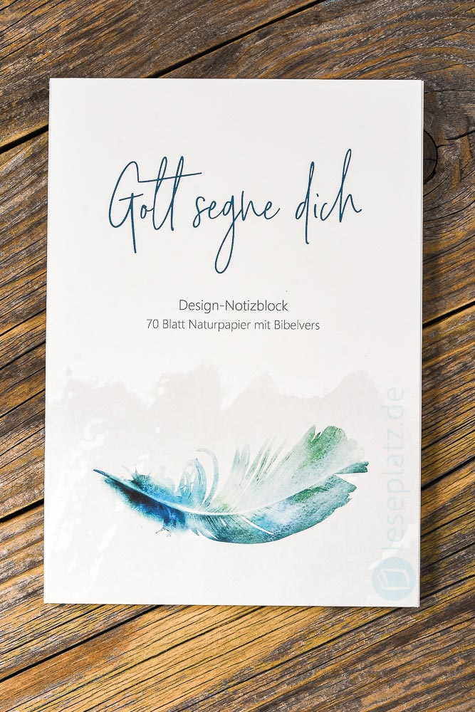 Notizblock "Gott segne dich" - groß Notizblock "Gott segne dich" - groß