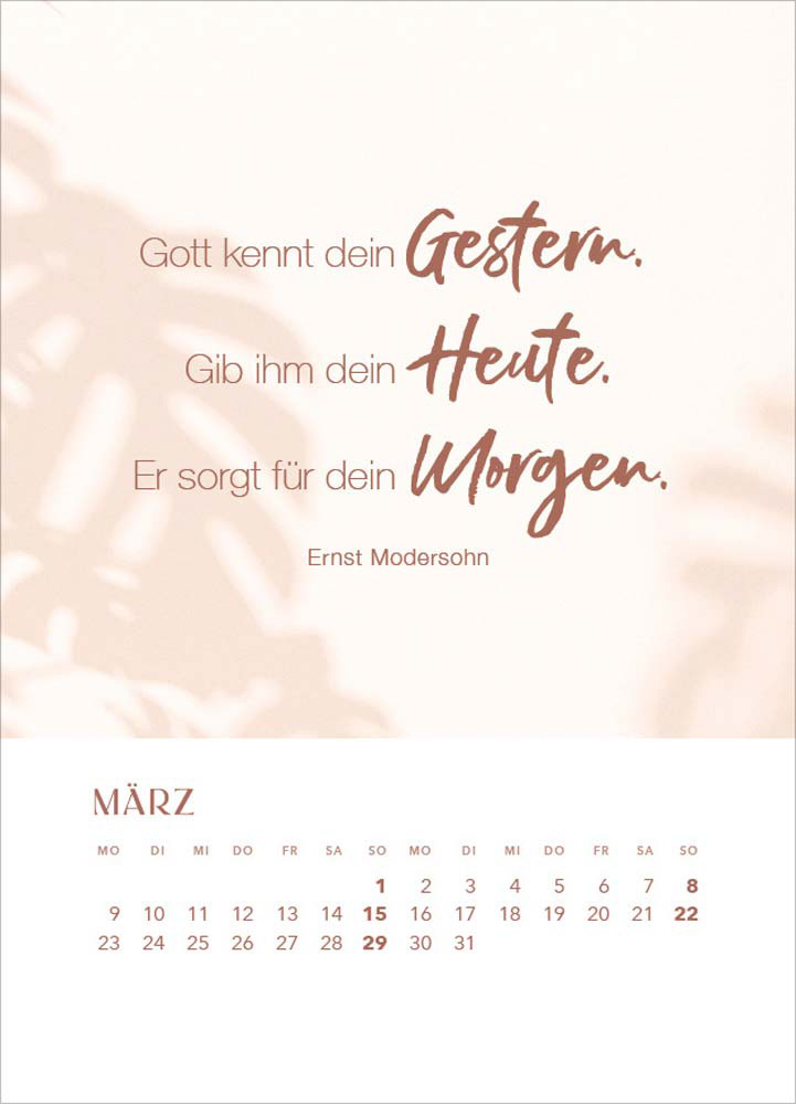 Hoffnung für immer 2026 - Tischkalender Hoffnung für immer 2026 - Tischkalender