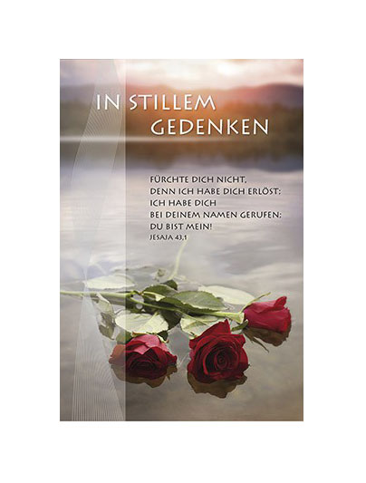 53050 Faltkarte "In stillem Gedenken"