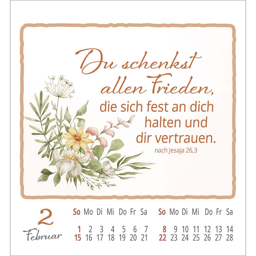 Wohlfühlen bei Dir 2026 - Aufkleber-Kalender Wohlfühlen bei Dir 2026 - Aufkleber-Kalender
