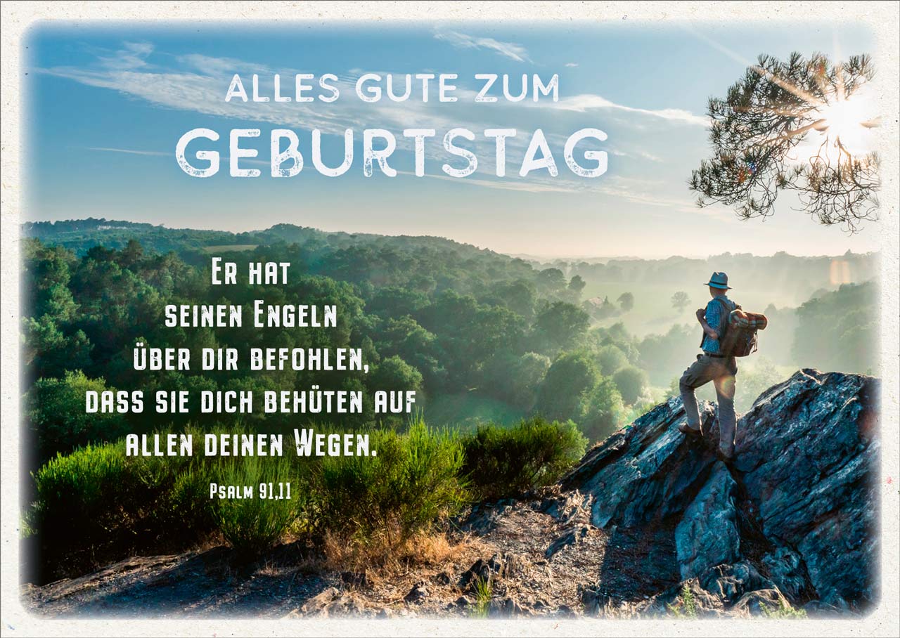 Postkarte "Alles Gute zum Geburtstag"