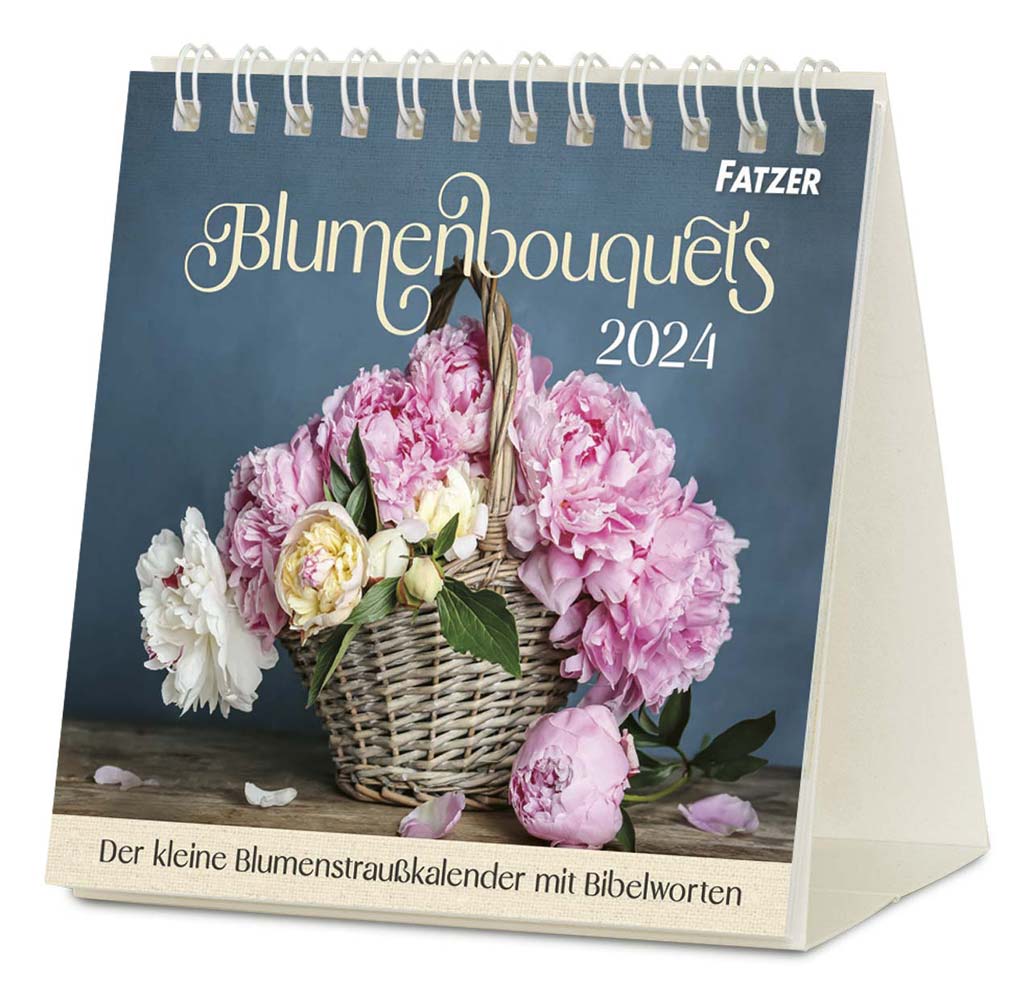 Blumenbouquets 2024 - Tischkalender