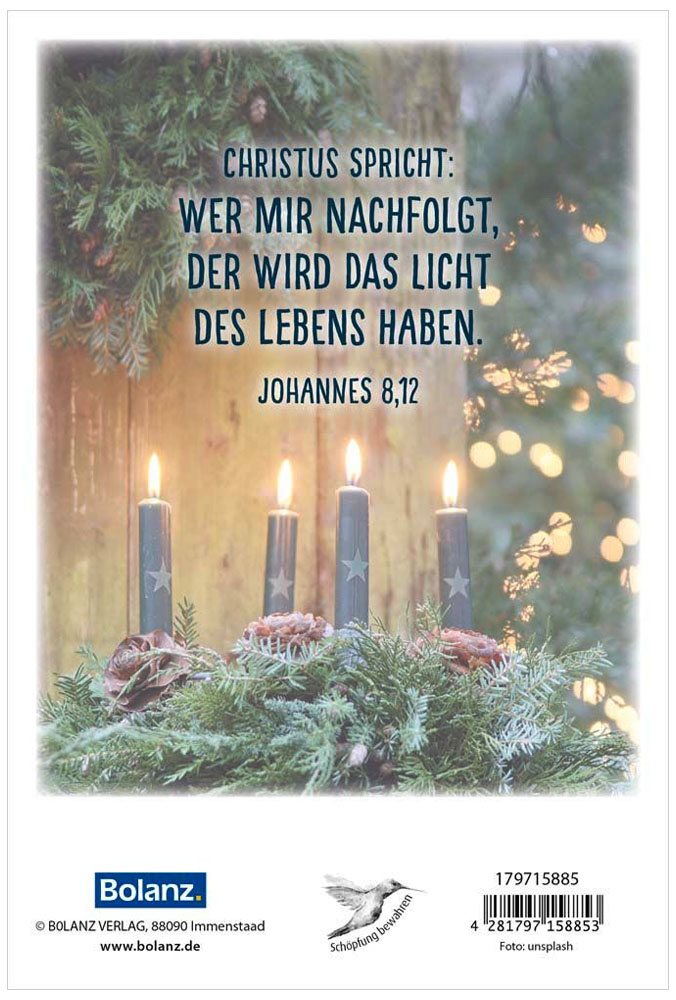 Faltkarte "Frohe Weihnachten"