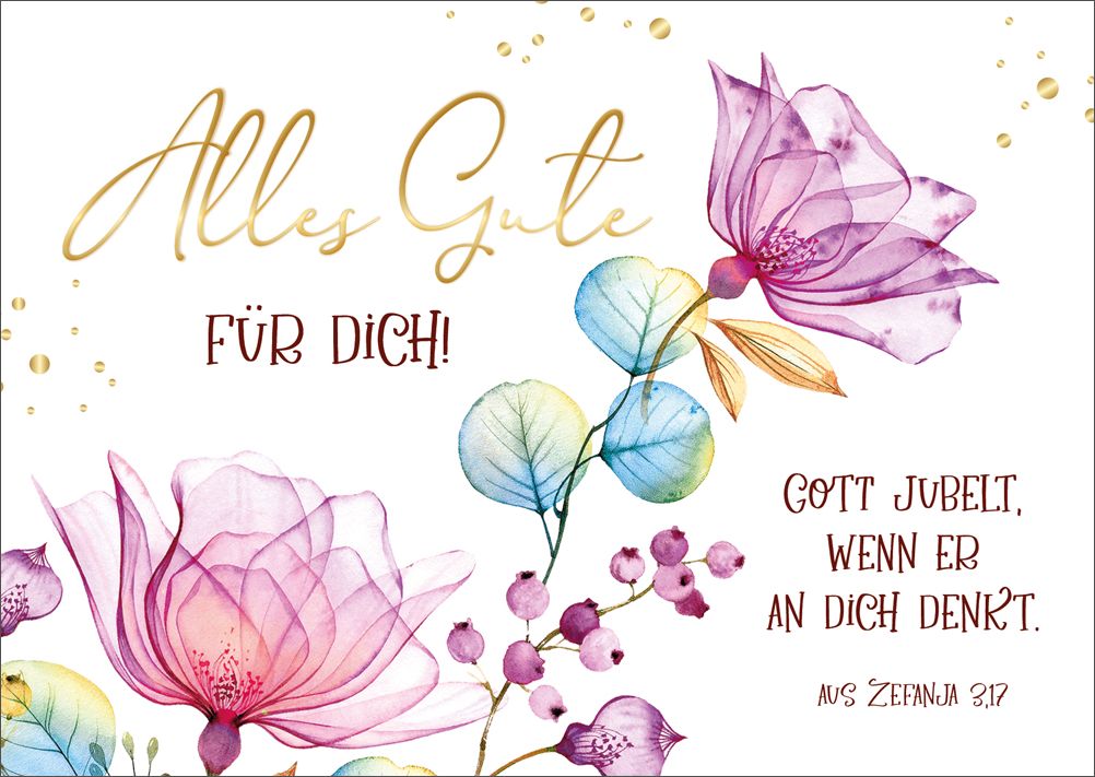 Postkarte "Alles Gute für dich"