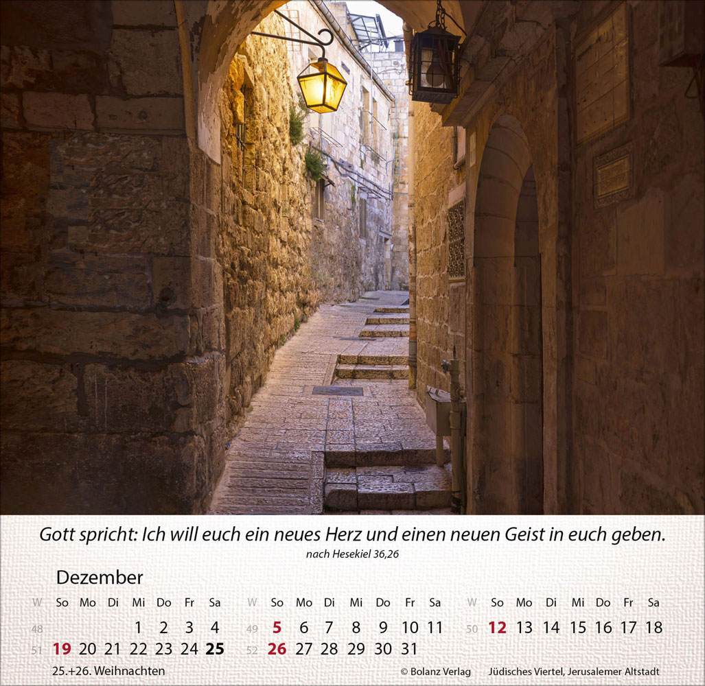 Israel Shalom 2027 - Tischkalender