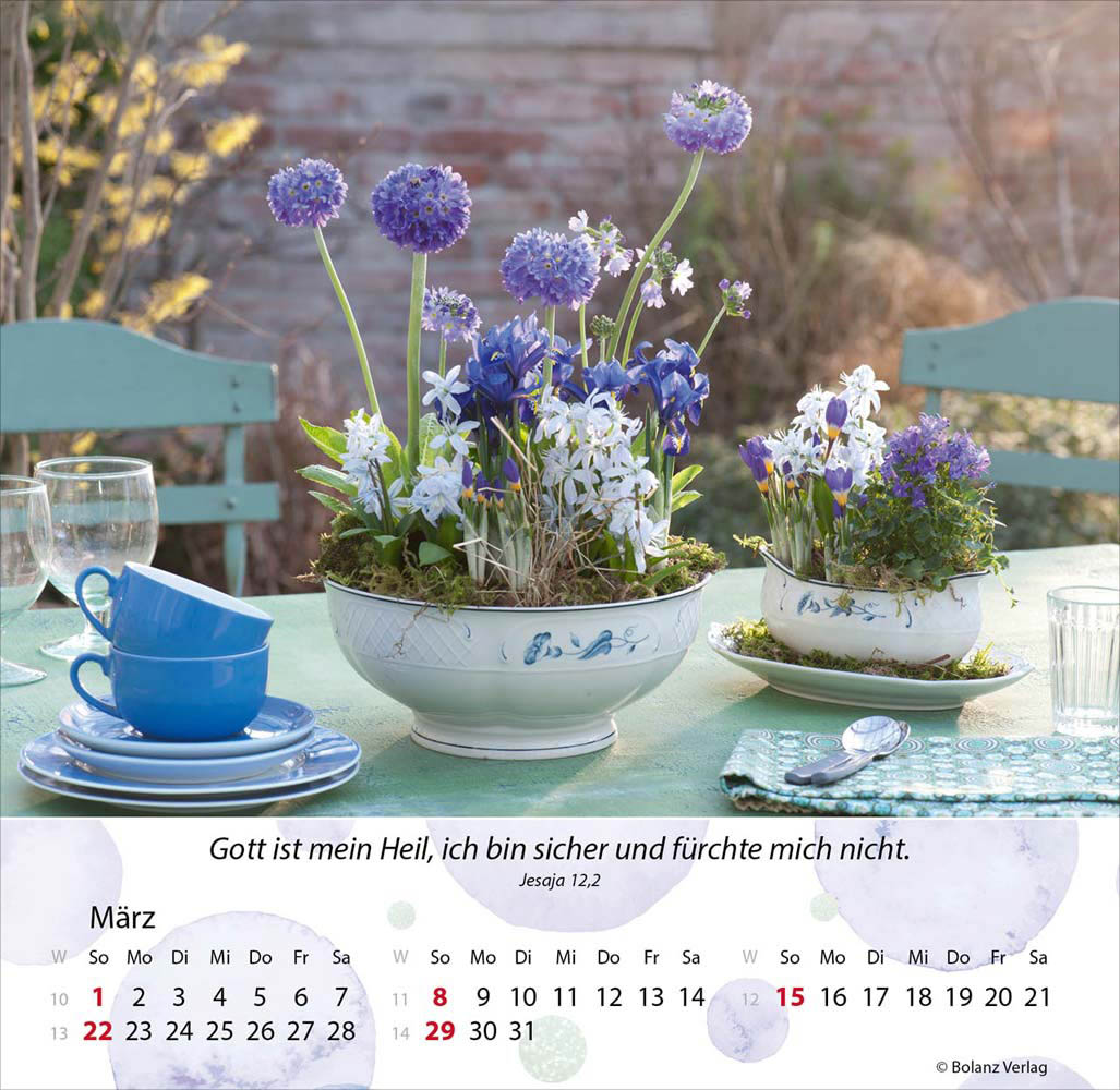 Gärten 2026 - Tischkalender