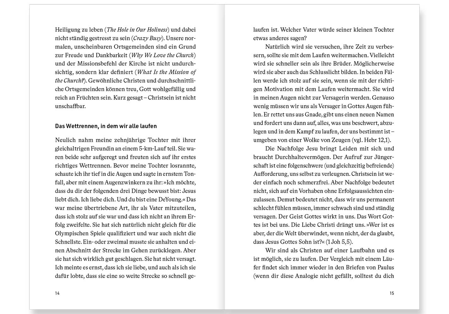 Christsein schafft eh keiner