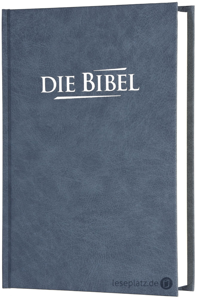 257010 Elberfelder 2003 - Taschenausgabe / Hardcover grau-blau